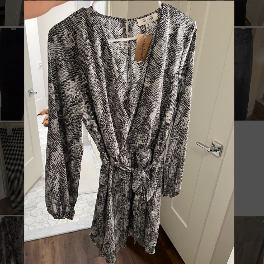 Brand new snake skin dress